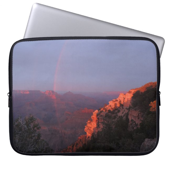 Capa Para Notebook Grand Canyon Sunset Bolsa de laptop Arco-íris (Frente)