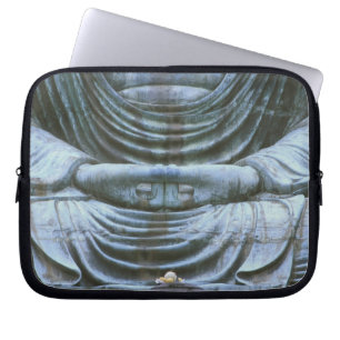 Capa Para Notebook Grande detalhe do Buda, templo Kotokuji, Kamakura,
