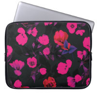 Grande padrão floral de tulipas estilizadas.