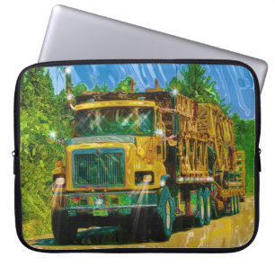 Capa Para Notebook Grande Rig, Veículo de Transporte Pesado, Caminhão