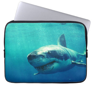 CAPA PARA NOTEBOOK GRANDE TUBARÃO BRANCO 1