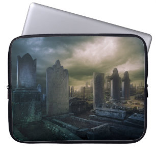 Capa Para Notebook Gravador Gótico, Laptop de 15"