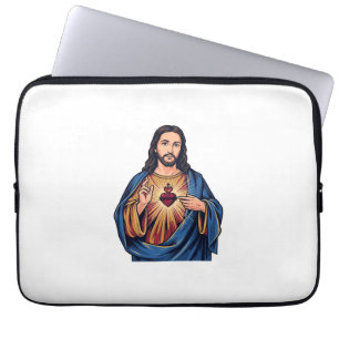 Capa Para Notebook Grave do Coração Xilogravura Vintage Vetor Religio
