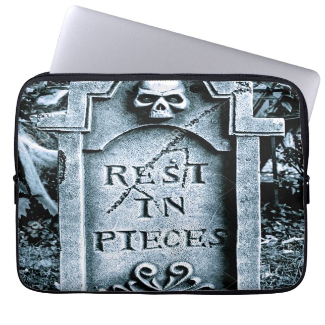 Capa Para Notebook Gravestone Grave Halloween (Frente)