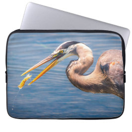 Capa Para Notebook Great Blue Heron Wildlife Photography Art Print