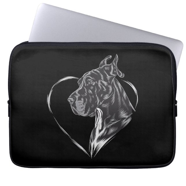 Capa Para Notebook Great Dane (Frente)