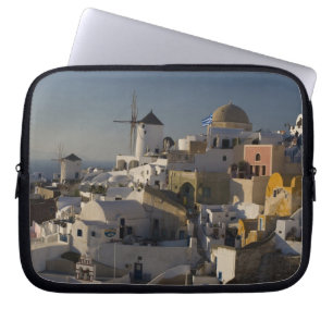 Capa Para Notebook Grécia e Ilha Grega de Santorini cidade de Oia