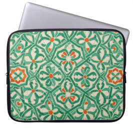 Capa Para Notebook green arabesque