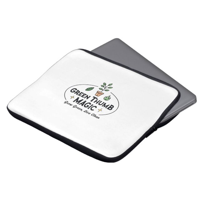 Capa Para Notebook Green Thumb Magic | Urban Gardening  (Frente Topo)