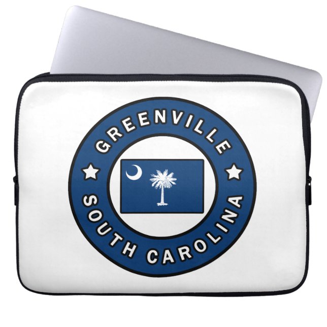 Capa Para Notebook Greenville Carolina do Sul (Frente)