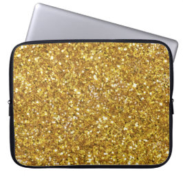 Capa Para Notebook Grelhas de ouro elegantes