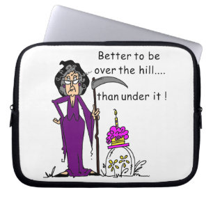 Capa Para Notebook Grim Reaper Birthday Humor