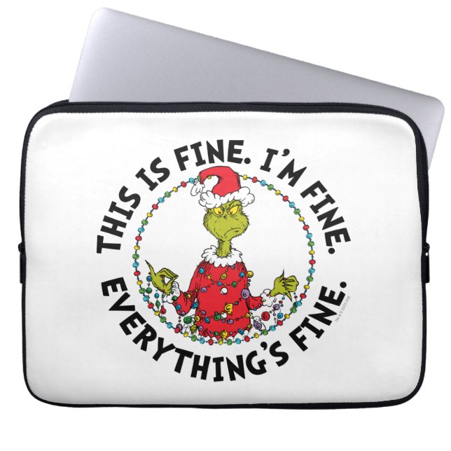 Capa Para Notebook Grinch | Tudo Bem (Frente)