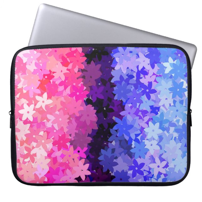 Capa Para Notebook Groovy Boho Excêntrico Retro Floral Orgulho Omniss (Frente)