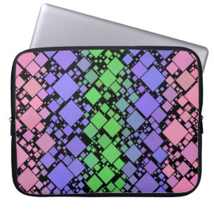 Capa Para Notebook Groovy Boho Retro Mod Geométrico Orgulho Trigênero