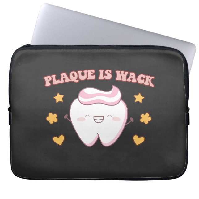 Capa Para Notebook Groovy Plaque é Higienista Dental de Wack (Frente)