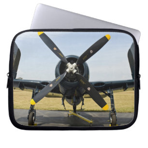 Capa Para Notebook Grumman F8F Bearcat caça embarcado da Marinha em