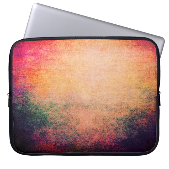 Capa Para Notebook Grunge bonito do abstrato do neopreno da bolsa de (Frente)