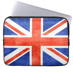 Capa Para Notebook Grunge Reino Unido Flag