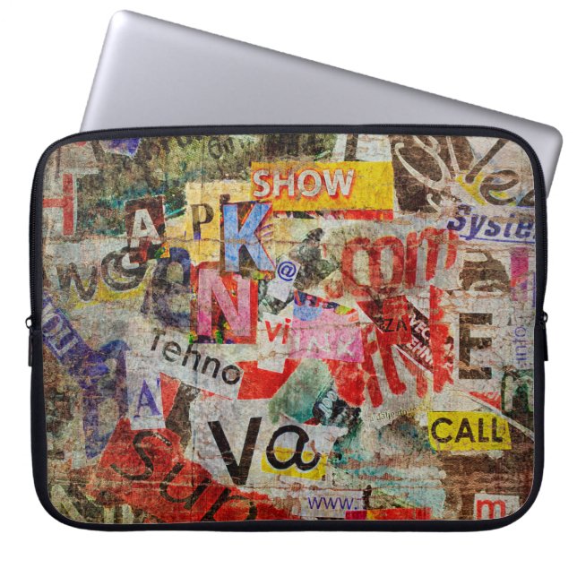Capa Para Notebook Grunge texturizou design de fundo com um antigo ra (Frente)