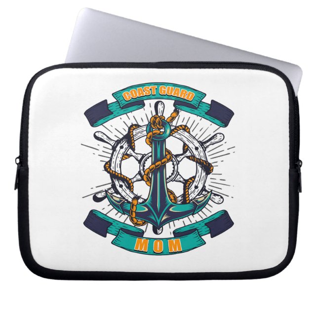 Capa Para Notebook Guarda costeira mãe (Frente)