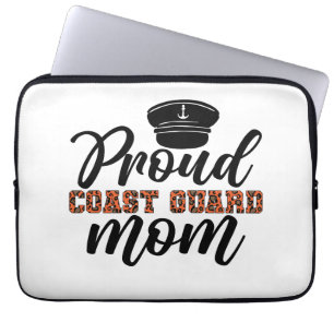 Capa Para Notebook Guarda costeira orgulhosa mãe, amor pela Guarda co
