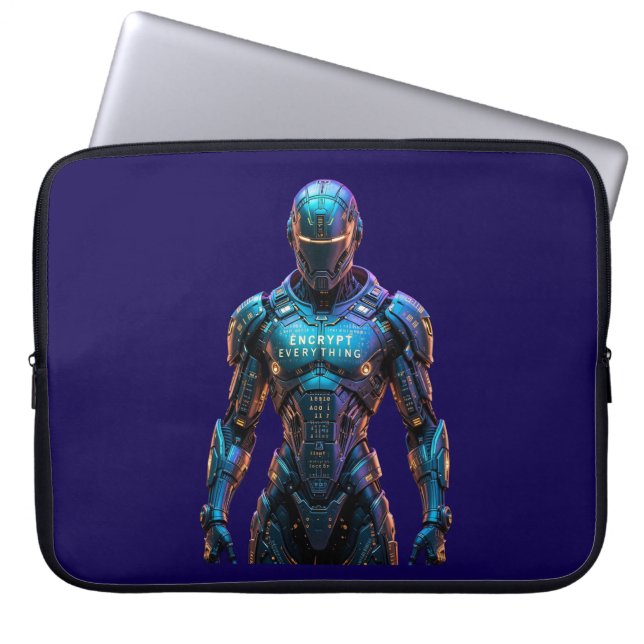 Capa Para Notebook Guardião Criptografe Tudo (Frente)