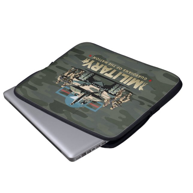 Capa Para Notebook Guardião da Nação (Modo escuro) | 15"  (Frente Inferior)