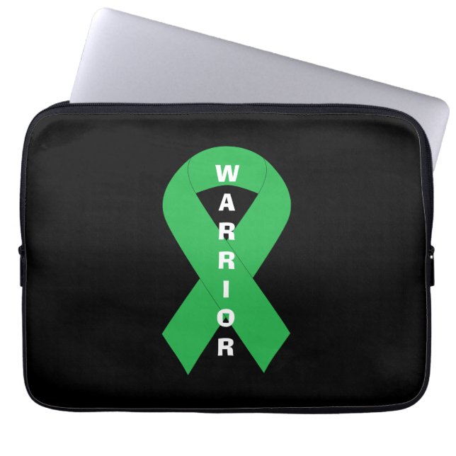 Capa Para Notebook Guerreiro de Sensibilização para a Saúde Mental da (Frente)
