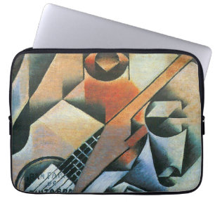 Capa Para Notebook Guitarra (Banjo) e Óculos, Juan Gris, Arte Antiga