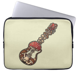 Capa Para Notebook Guitarra de Cogumelo