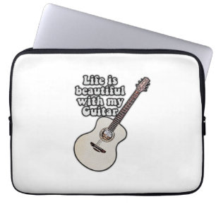 Capa Para Notebook guitarra positiva para guitarristas