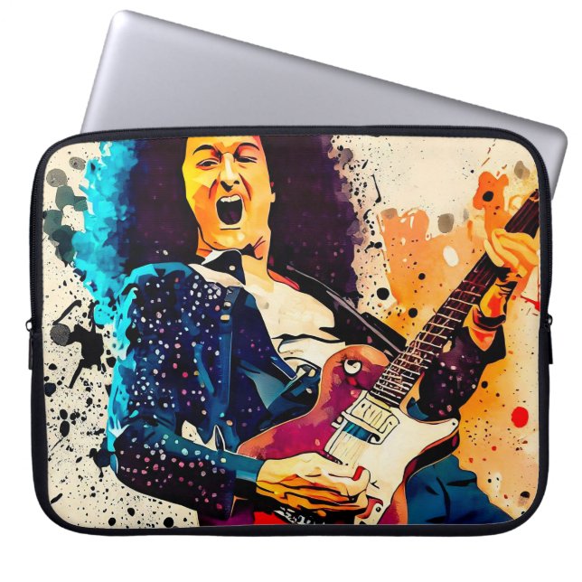 Capa Para Notebook guitarrista legal (Frente)