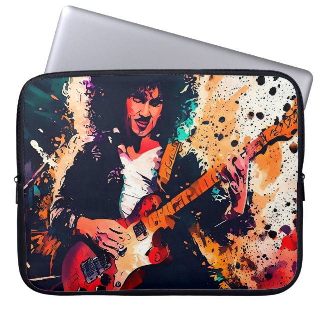 Capa Para Notebook guitarrista legal (Frente)