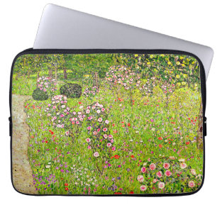 Capa Para Notebook Gustav Klimt Orchard com Rosas