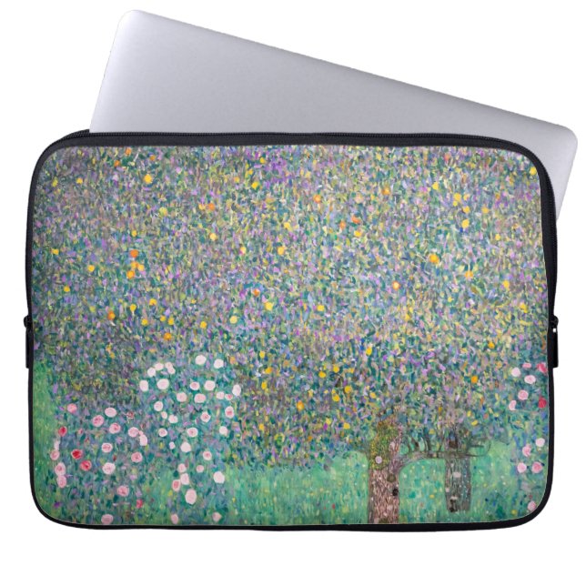 Capa Para Notebook Gustav Klimt - Rosebushes debaixo das Árvores (Frente)
