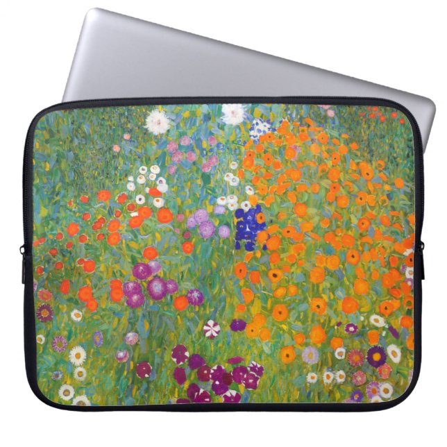 Capa Para Notebook Gustavo Klimt: Jardim (Frente)