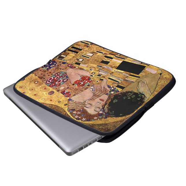 Capa Para Notebook Gustavo Klimt: O beijo (detalhe) (Frente Inferior)