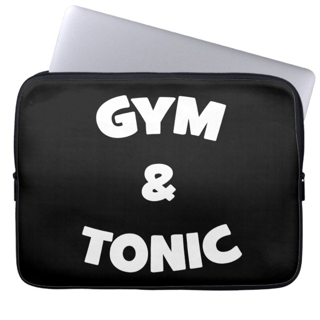 Capa Para Notebook Gym e Tonic - Engraçado Novelty Workout (Frente)