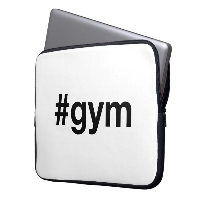 Capa Para Notebook GYM Hashtag (Frente Esquerda)