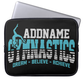 Capa Para Notebook Gymnast ADD NAME Gymnastics Team Backbend Kickover
