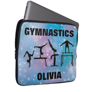 Capa Para Notebook Gymnastics Blue Glam
