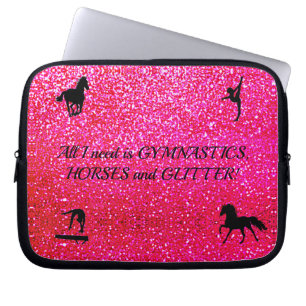 Capa Para Notebook Gymnastics Hormonas Glitter Eletrônicos Bag