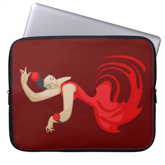 Capa Para Notebook Gypsy Flamenco Dancer (Frente)
