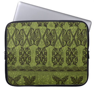 Capa Para Notebook Haena Beach Havaiana - Neoprene Wetcase primitivo