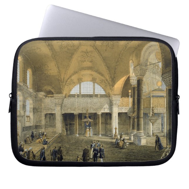 Capa Para Notebook Haghia Sophia, placa 9: a galeria imperial nova, (Frente)