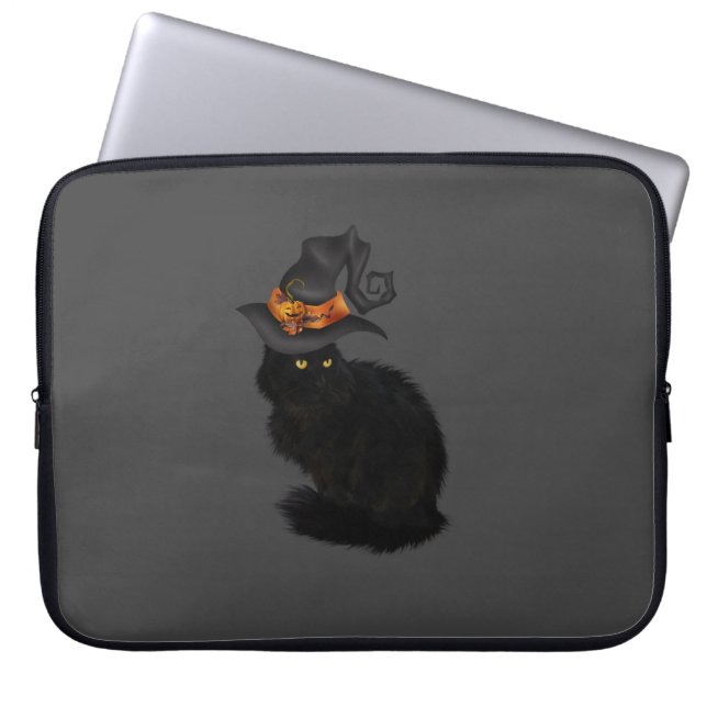 Capa Para Notebook Halloween de Cat de Caso de laptop (Frente)