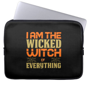 Capa Para Notebook Halloween Eu Sou A Bruxa Má De Tudo
