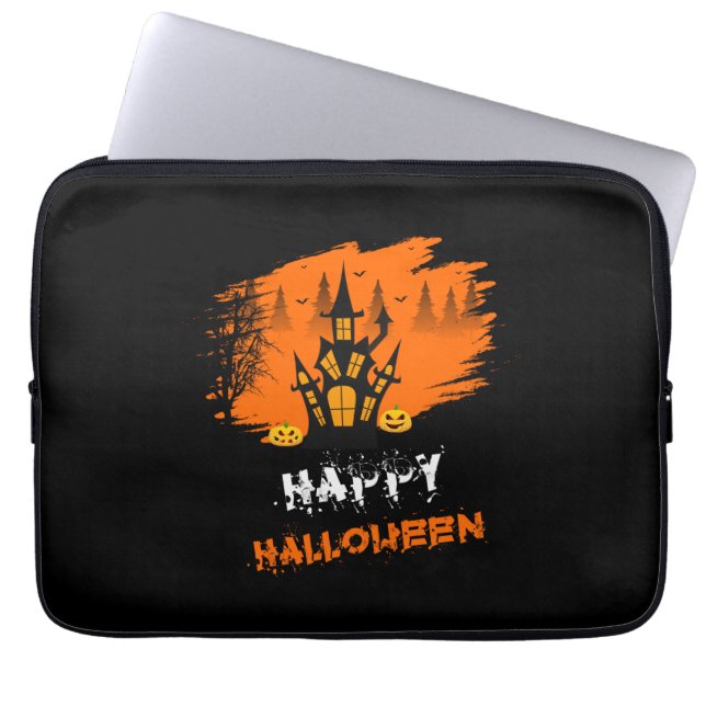 Capa Para Notebook Halloween Happy Halloween Aniversário (Frente)
