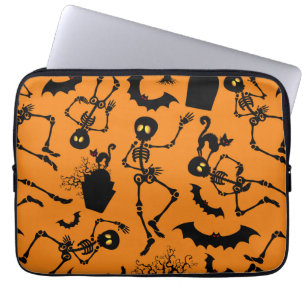 Capa Para Notebook Halloween Skeletons Macabre Dance
